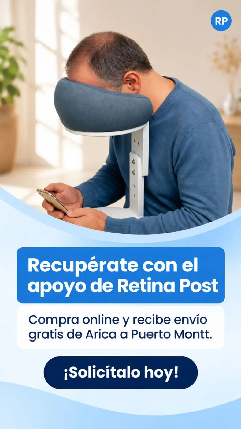 Uso del soporte ergonómico Retina Post